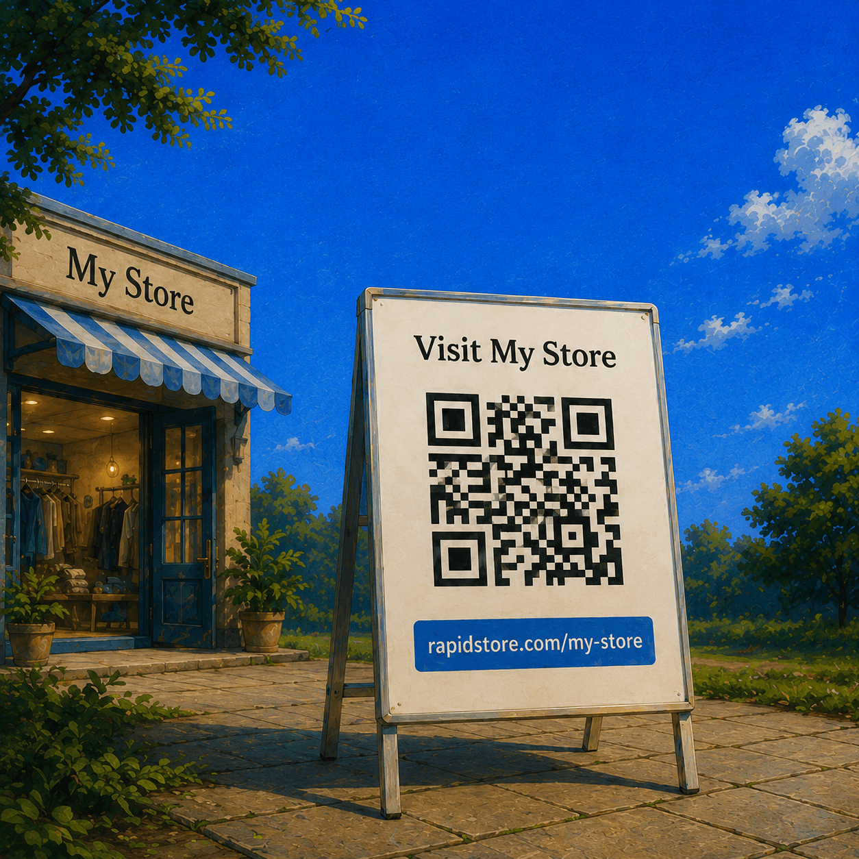 Share Your Store and Start Selling